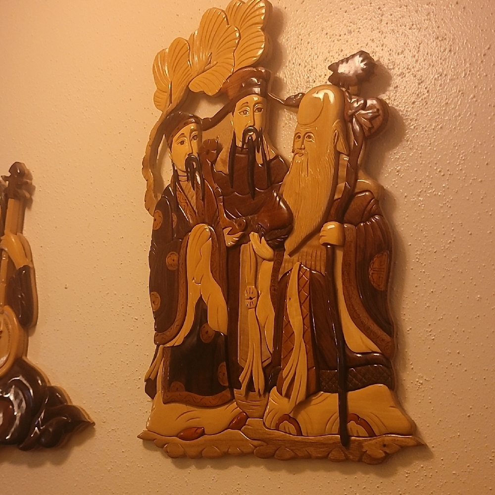 Elegant Brown and Cream Wall Decor